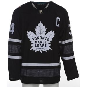 Youth - Adidas Toronto Maple Leafs Black and White Jersey